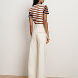 Veronica Beard - Pruitt Striped Ribbed T-Shirt