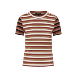 Veronica Beard - Pruitt Striped Ribbed T-Shirt
