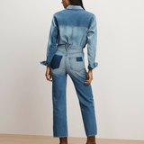 Veronica Beard - Dylan Patchwork Straight-Leg Jean