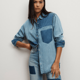 Veronica Beard - Dalma Denim Button-Down Shirt