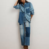 Veronica Beard - Dalma Denim Button-Down Shirt