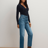 Veronica Beard - Daniela Straight-Leg Jean