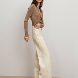 Veronica Beard - Kasey Patch-Pocket Wide-Leg Jean
