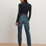 Veronica Beard - Drexler Ribbed Henley Top