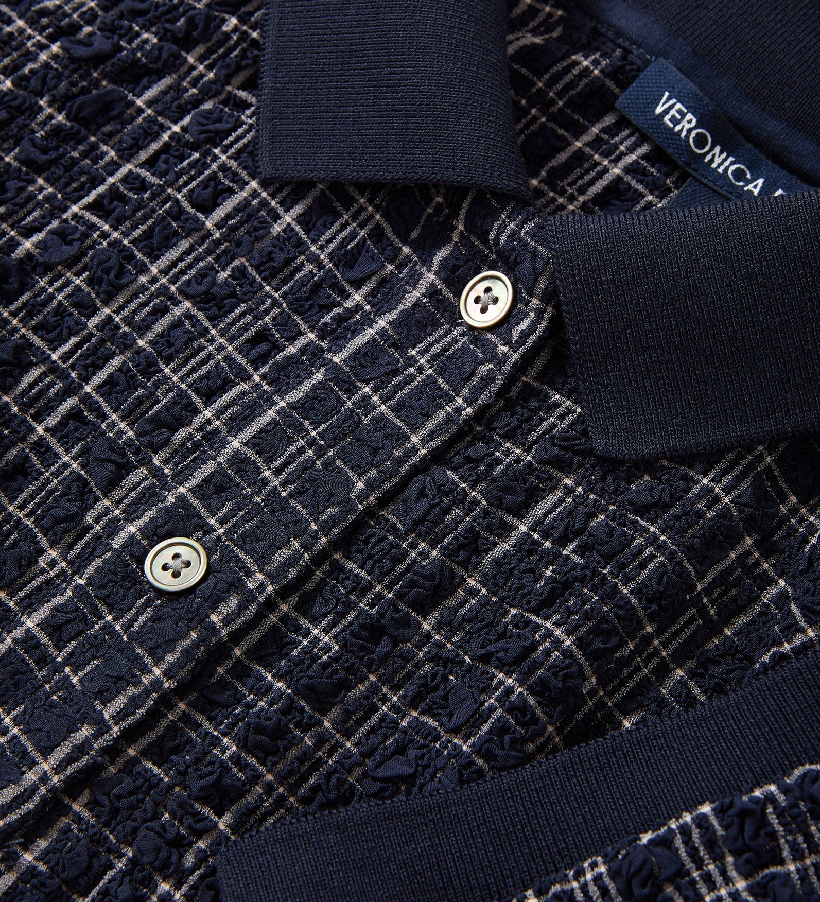 Veronica Beard - Benedetta Plaid Polo Shirt