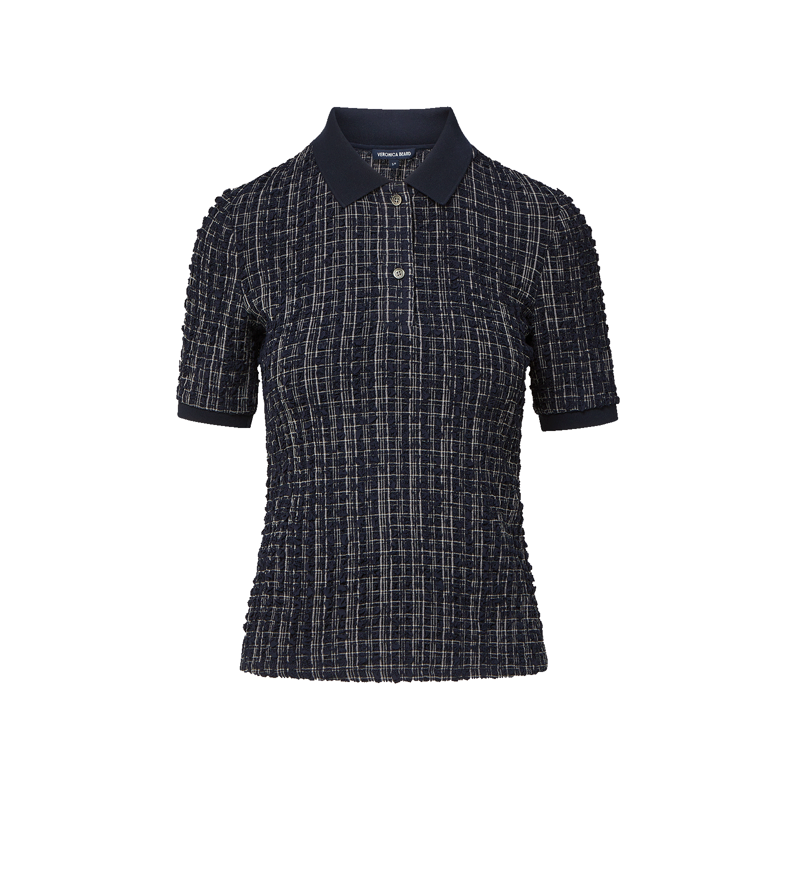 Veronica Beard - Benedetta Plaid Polo Shirt