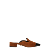 Veronica Beard - Cecile Suede Cap-Toe Mule