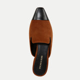 Veronica Beard - Cecile Suede Cap-Toe Mule