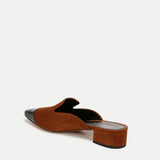 Veronica Beard - Cecile Suede Cap-Toe Mule