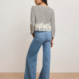 Veronica Beard - Hovey Striped Lace T - Shirt