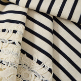 Veronica Beard - Hovey Striped Lace T - Shirt