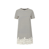 Veronica Beard - Rhue Striped Lace - Hem Mini Dress