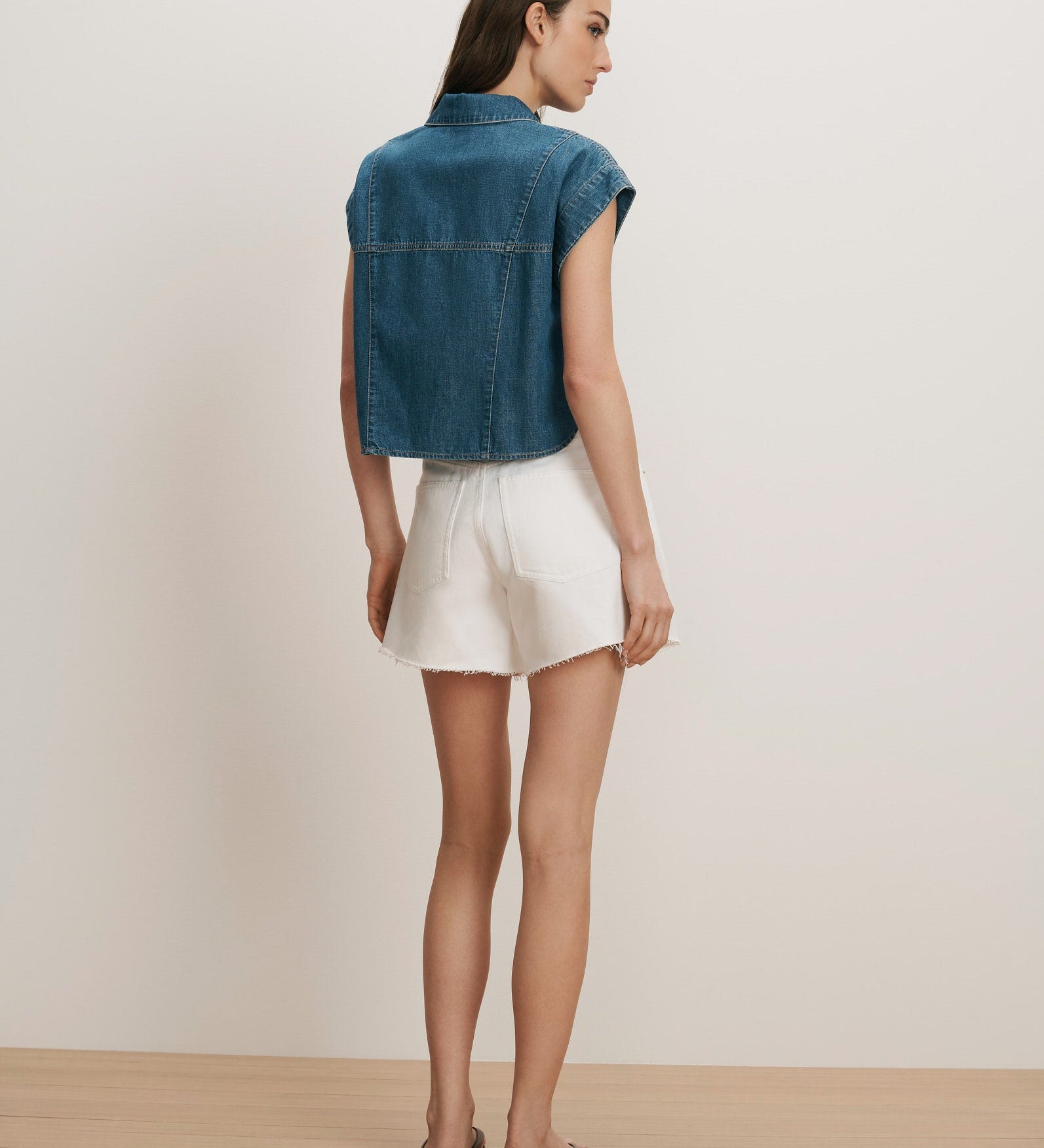 Veronica Beard - Nestor Chambray Button - Down Shirt