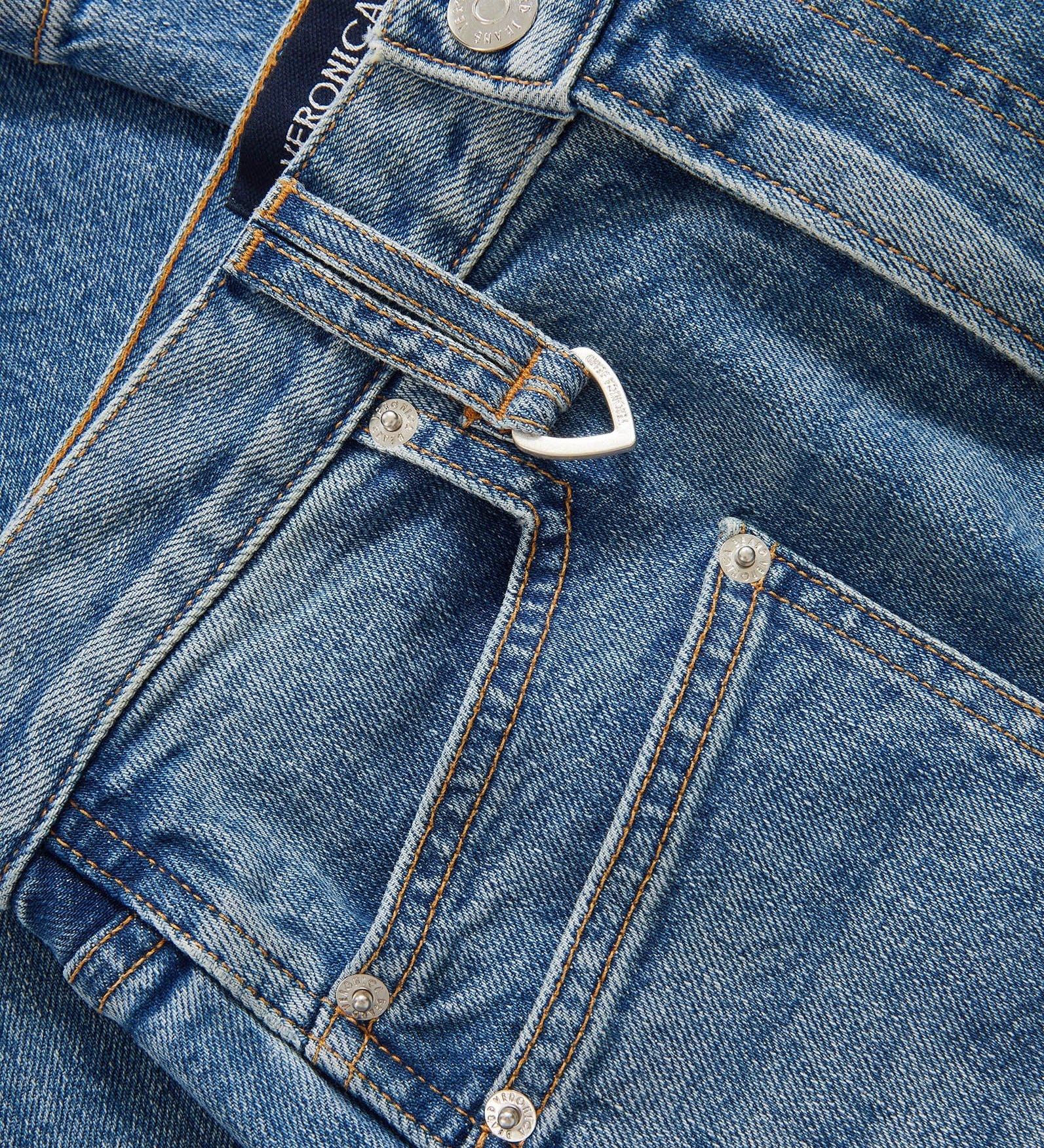 Veronica Beard - Dylan Patch - Pocket Straight - Leg Jean