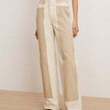 Veronica Beard - Taylor Color - Block Wide - Leg Jean