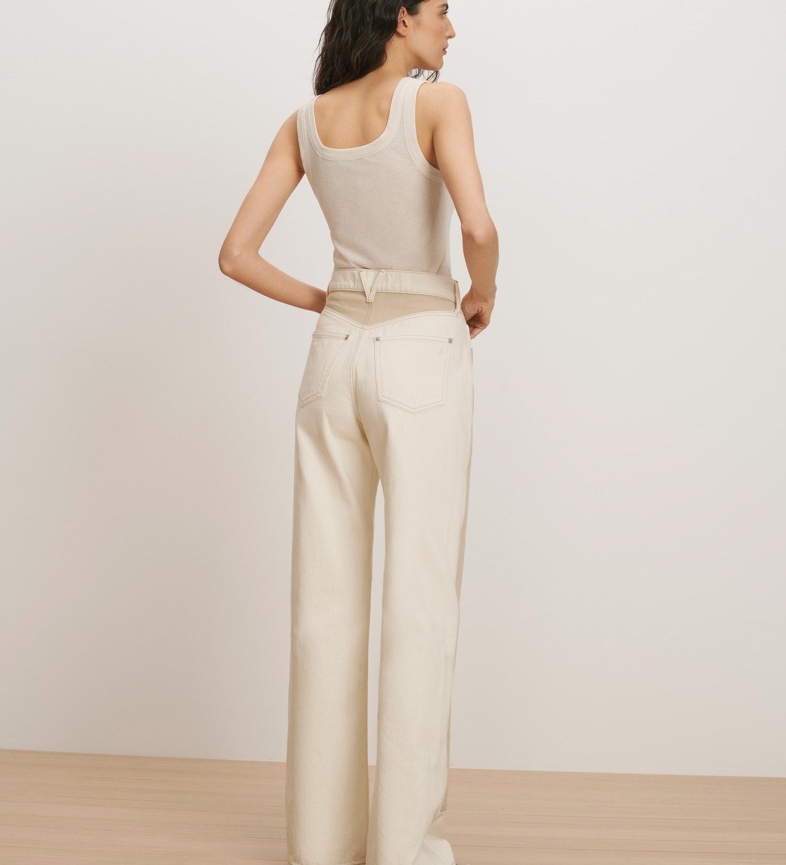 Veronica Beard - Taylor Color - Block Wide - Leg Jean