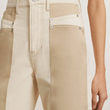 Veronica Beard - Taylor Color - Block Wide - Leg Jean