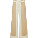 Veronica Beard - Taylor Color - Block Wide - Leg Jean