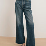Veronica Beard - Taylor Crossover - Waistband Wide - Leg Jean