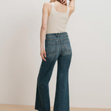 Veronica Beard - Taylor Crossover - Waistband Wide - Leg Jean