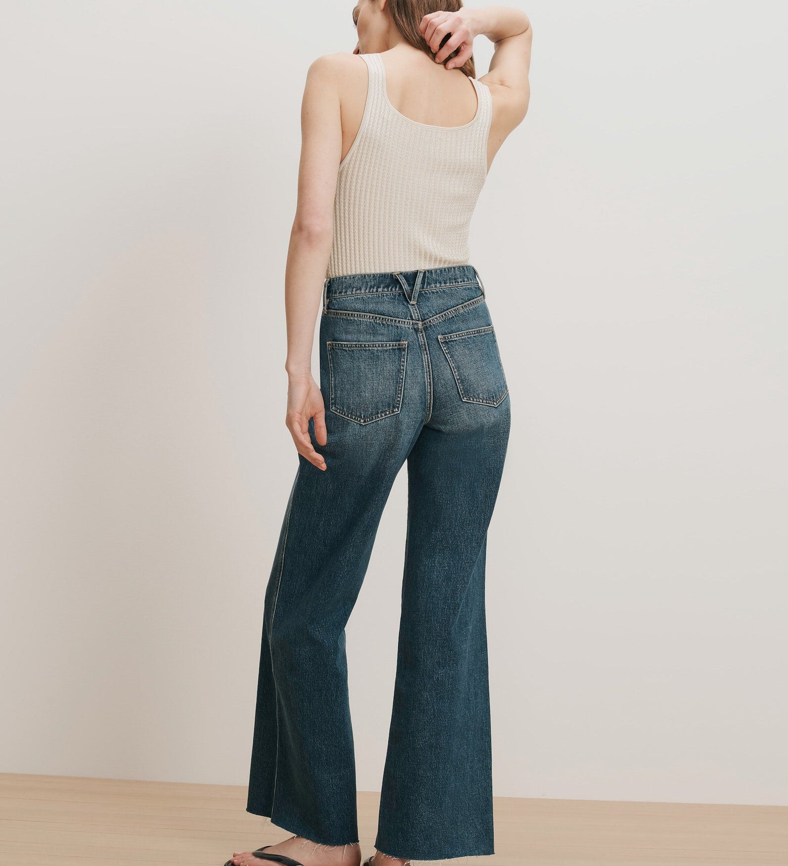 Veronica Beard - Taylor Crossover - Waistband Wide - Leg Jean