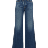 Veronica Beard - Taylor Crossover - Waistband Wide - Leg Jean
