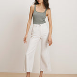 Veronica Beard - Taylor Cropped Wide - Leg Jean