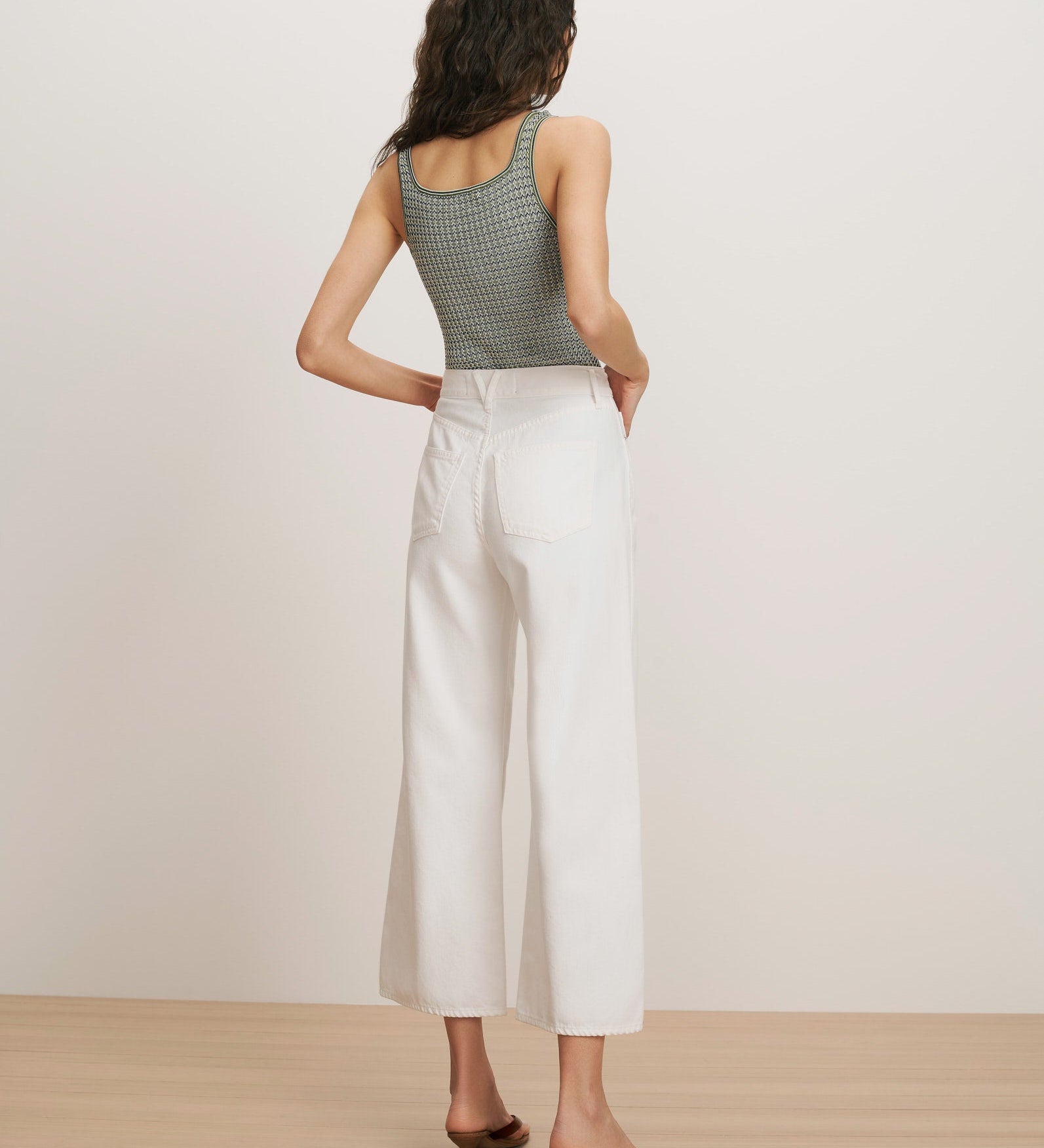 Veronica Beard - Taylor Cropped Wide - Leg Jean