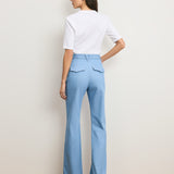Veronica Beard - Crosbie Flap - Pocket Slim Wide - Leg Jean