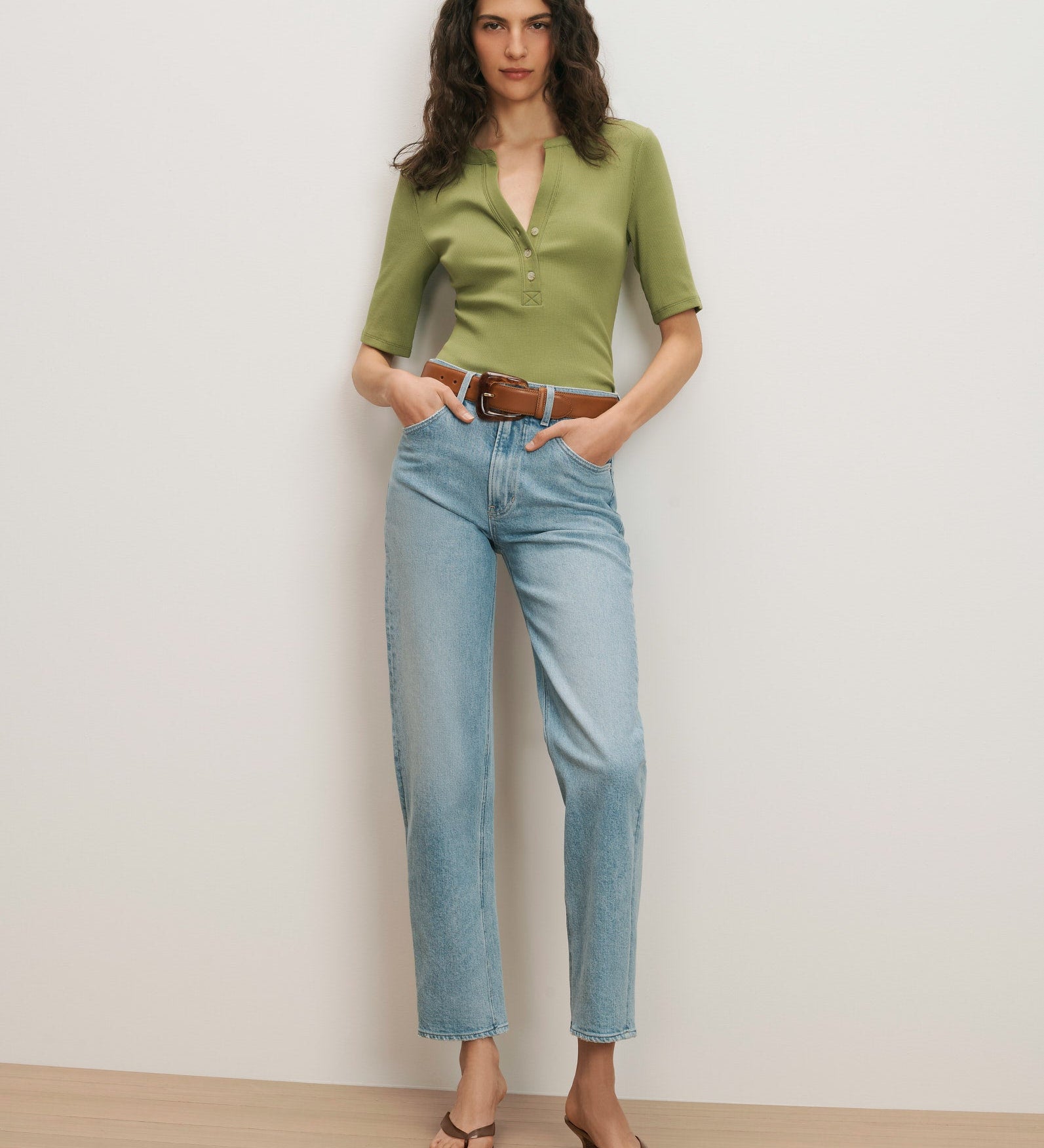 Veronica Beard - Reubian Henley T - Shirt