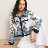 Veronica Beard - Novelle Terry Button - Down Shirt
