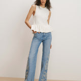Veronica Beard - Nemyah Peplum Tank Top