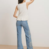 Veronica Beard - Nemyah Peplum Tank Top