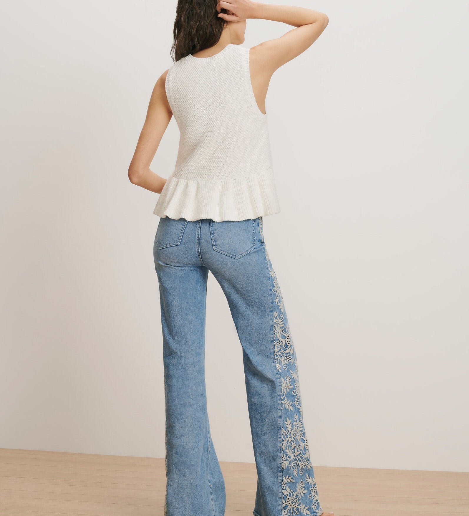 Veronica Beard - Nemyah Peplum Tank Top