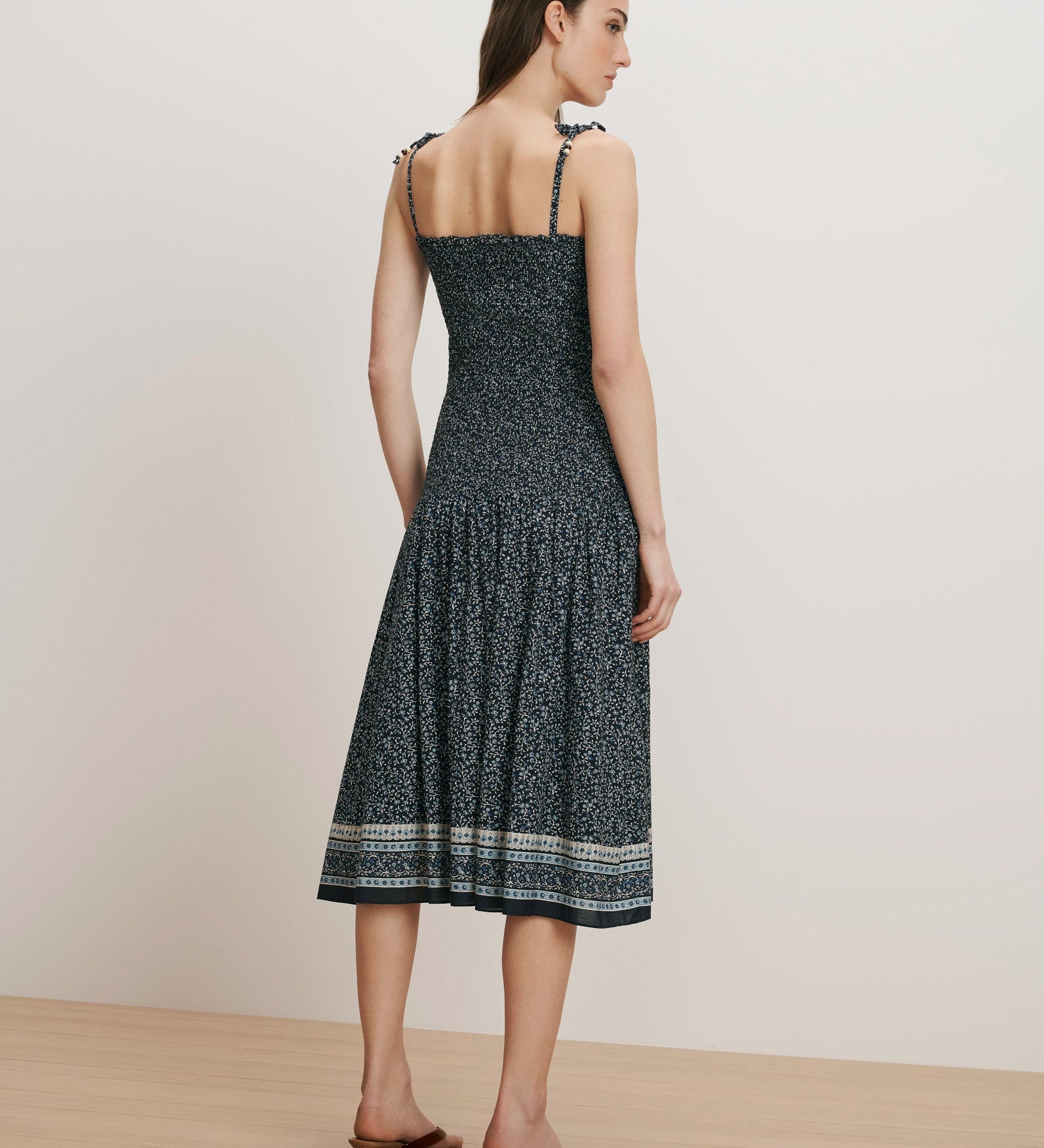 Veronica Beard - Marietta Shirred Midi Dress