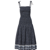 Veronica Beard - Marietta Smocked Midi Dress