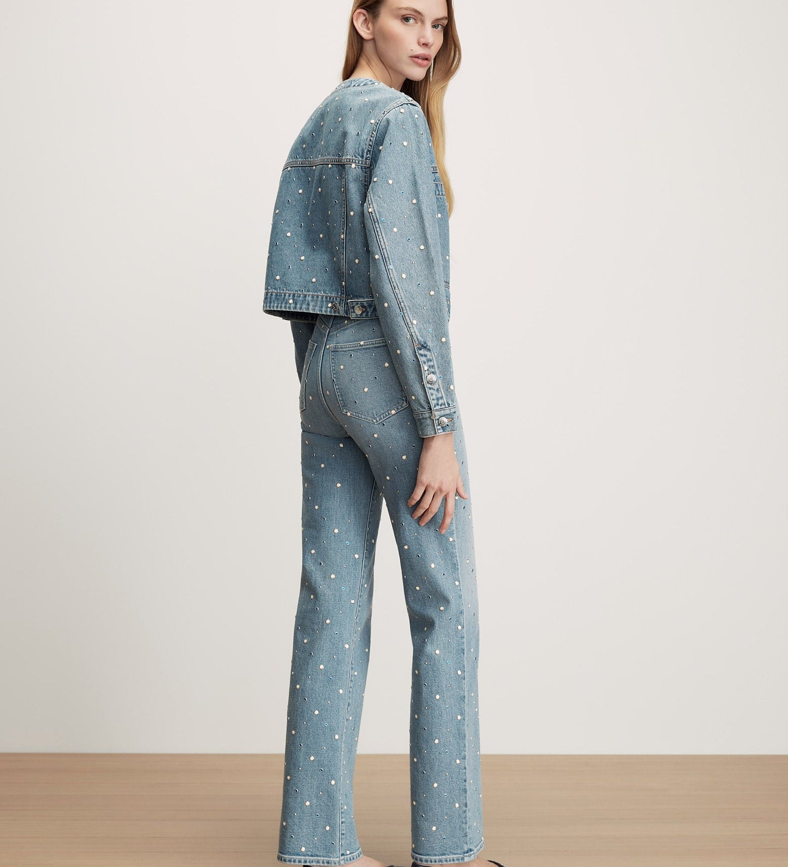 Veronica Beard - Lowry Embellished Denim Jacket