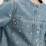 Veronica Beard - Lowry Embellished Denim Jacket