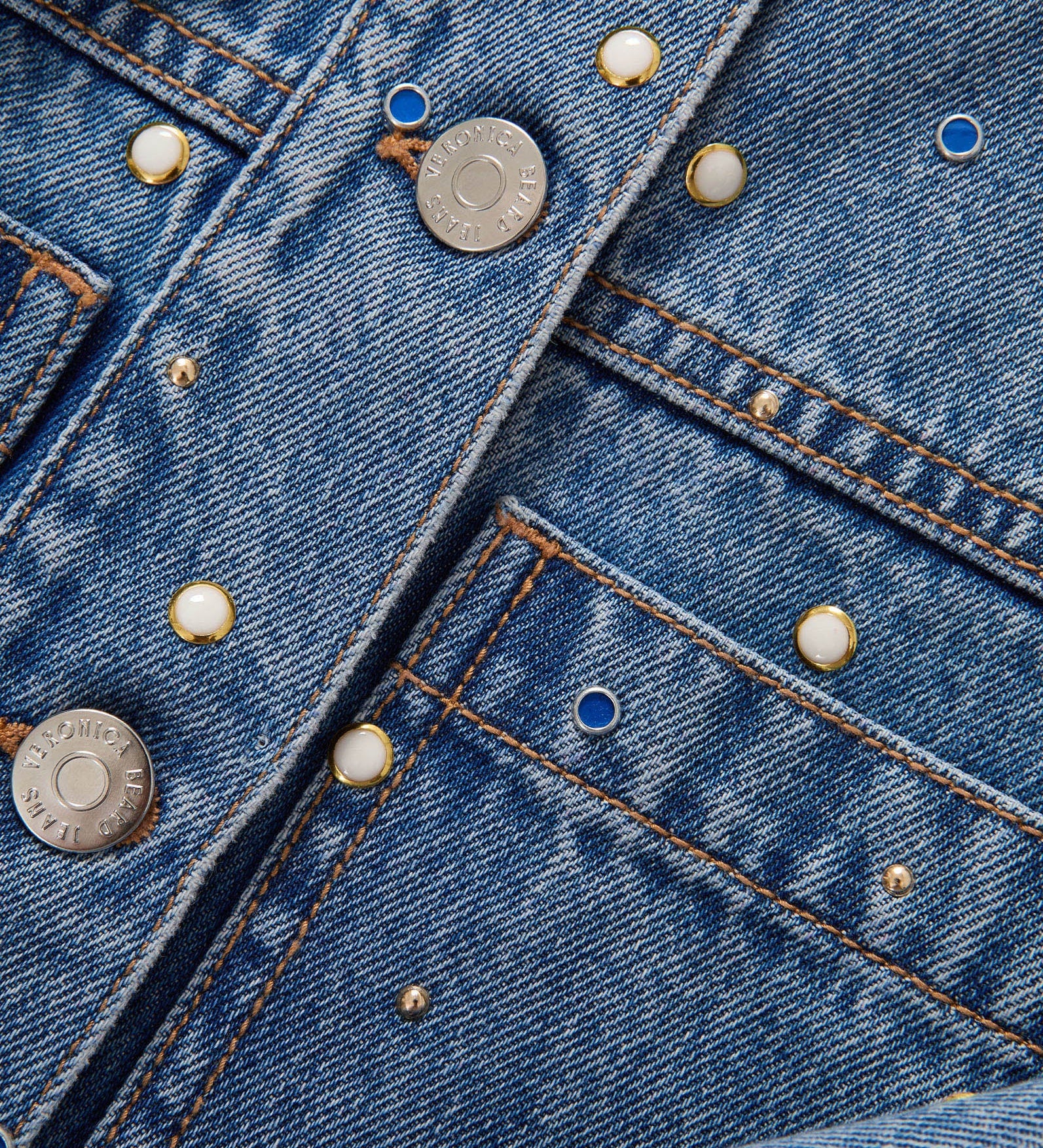 Veronica Beard - Lowry Embellished Denim Jacket