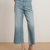 Veronica Beard - Taylor Cropped Patch - Pocket Wide - Leg Jean