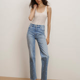 Veronica Beard - Dylan Embellished Straight - Leg Jean