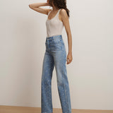 Veronica Beard - Dylan Embellished Straight - Leg Jean