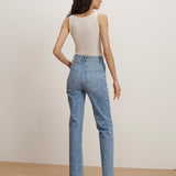 Veronica Beard - Dylan Embellished Straight - Leg Jean