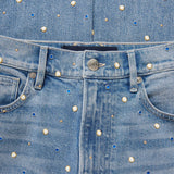 Veronica Beard - Dylan Embellished Straight - Leg Jean