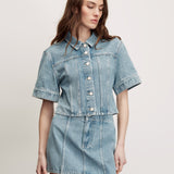 Veronica Beard - Malcom Cropped Denim Jacket