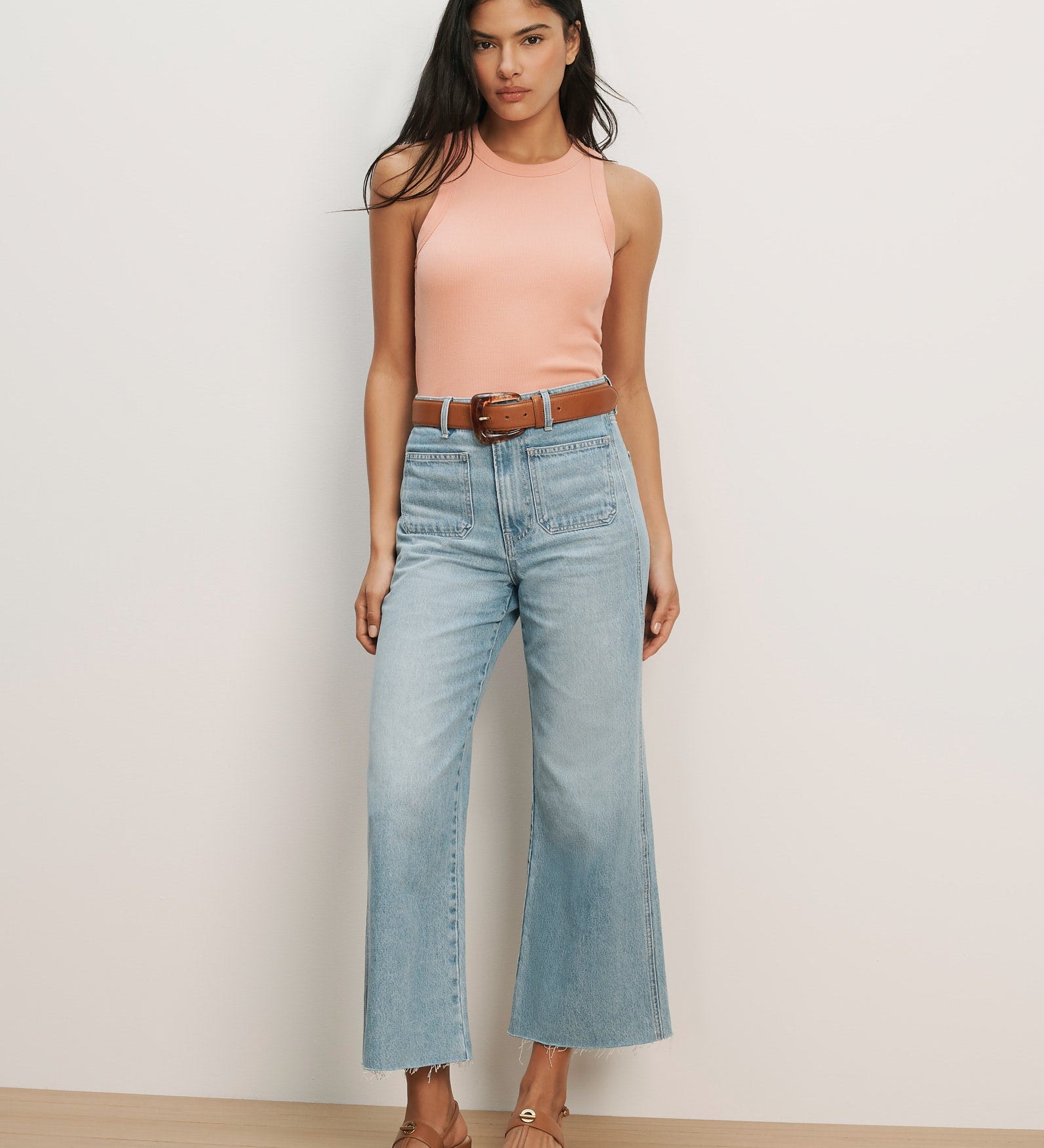 Veronica Beard - Jordyn Cropped Tank Top