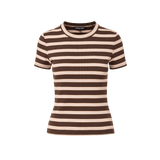 Veronica Beard - Pruitt Striped Ribbed T - Shirt
