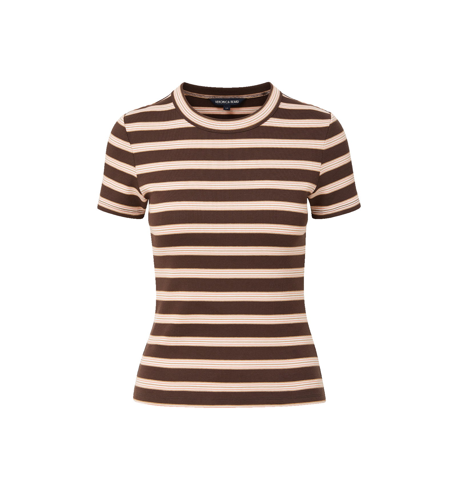 Veronica Beard - Pruitt Striped Ribbed T - Shirt