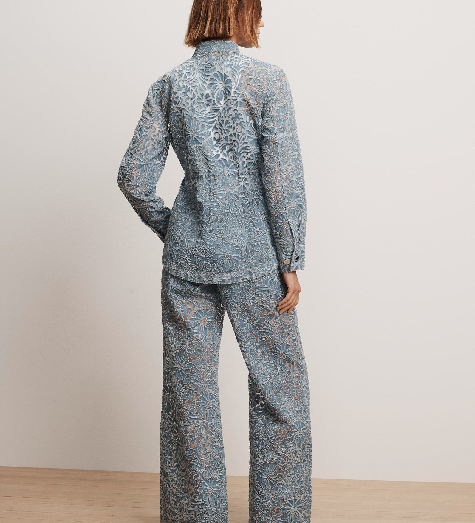 Veronica Beard - Lane Burnout Denim Jacket