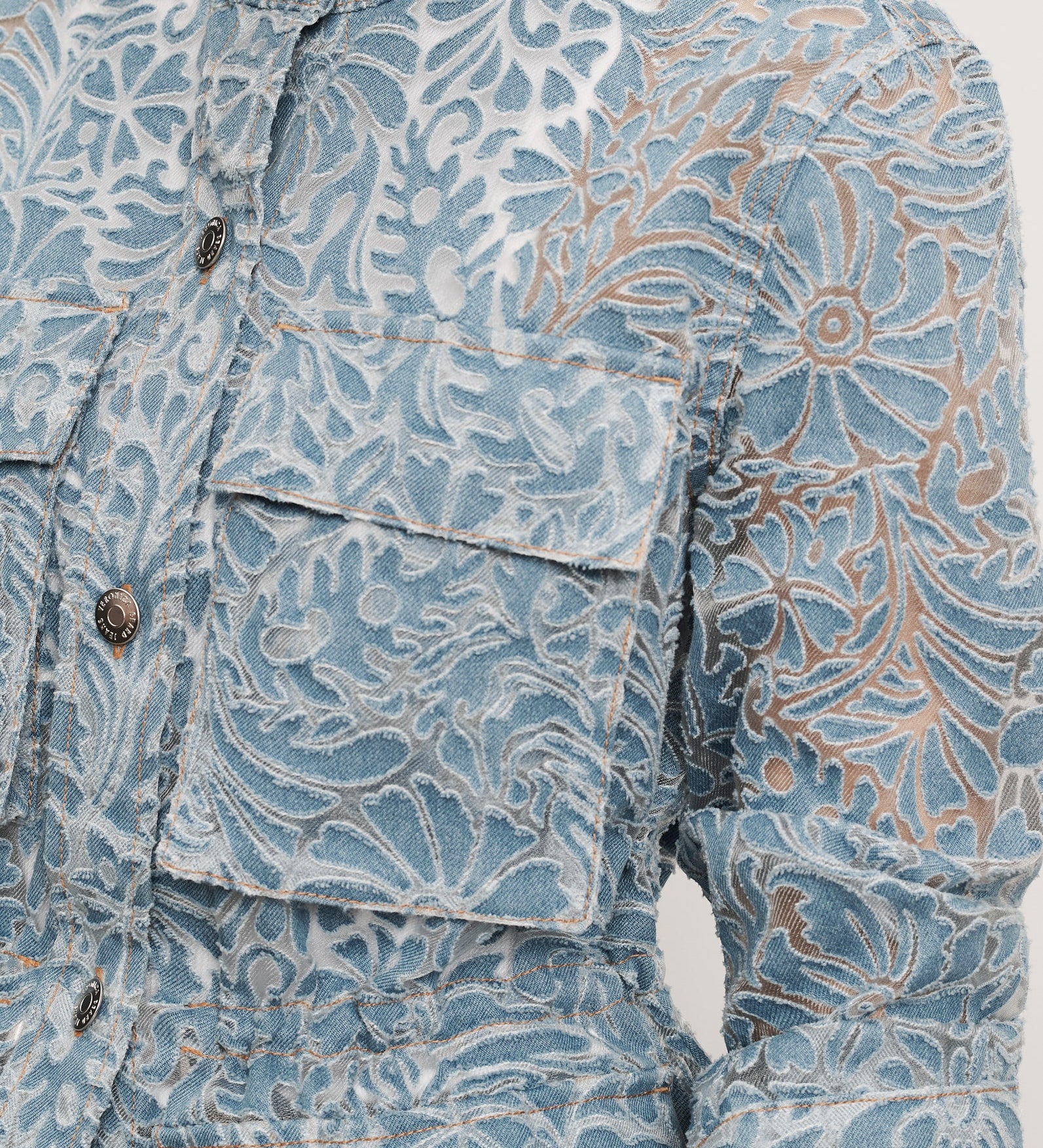 Veronica Beard - Lane Burnout Denim Jacket